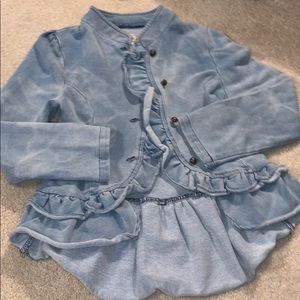 Ruffle High-low jacket (girls)